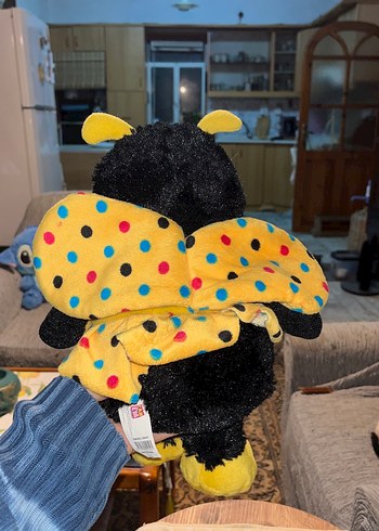 Sarı Puantiyeli Arı Kostümlü Bebek - Görsel 3