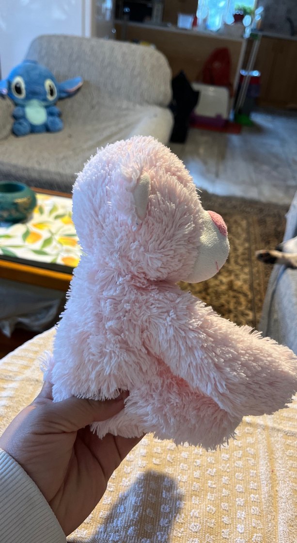 Pastel Pembe Peluş Oyuncak Ayıcık - Görsel 2