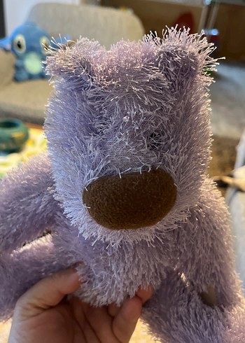 Pastel Mor Peluş Ayıcık Oyuncak - Görsel 2