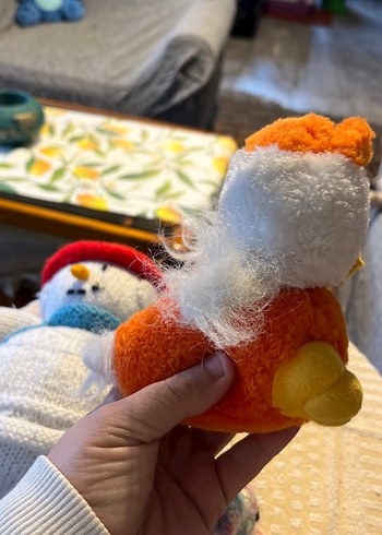 Turuncu Peluş Ördek Oyuncak - Görsel 2