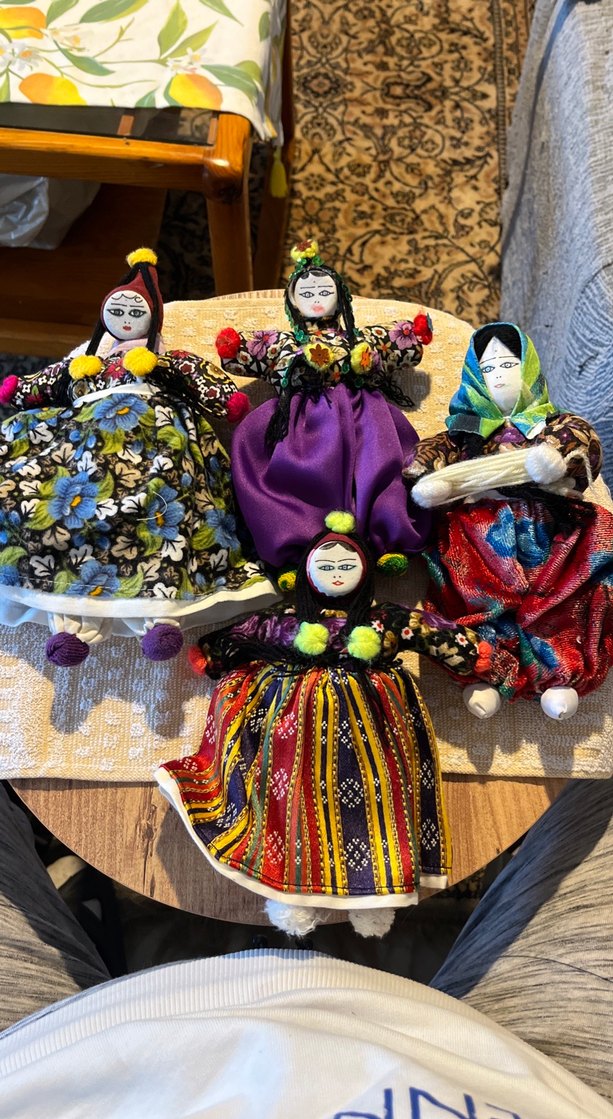 Renkli Geleneksel El Yapımı Bez Bebekler - Görsel 2