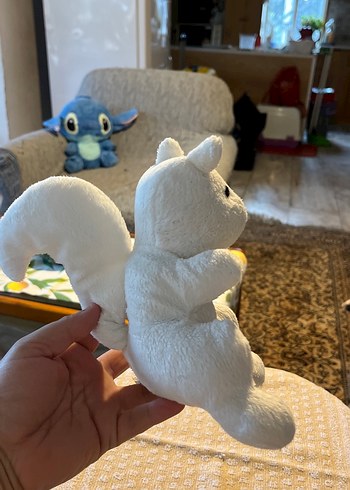 Beyaz Peluş Ayıcık Oyuncak - Görsel 2