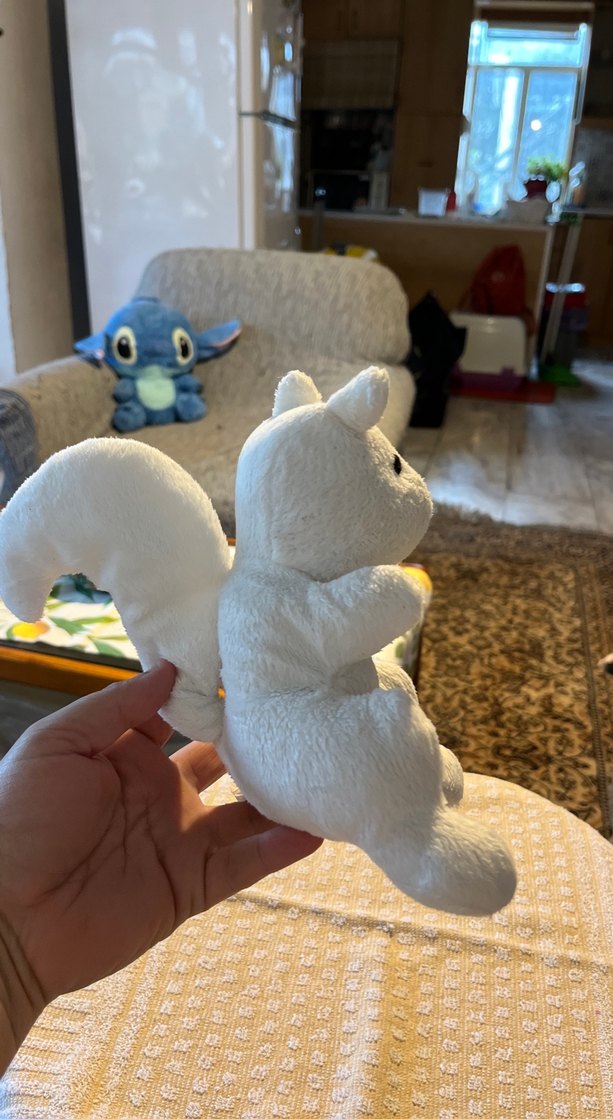 Beyaz Peluş Ayıcık Oyuncak - Görsel 2