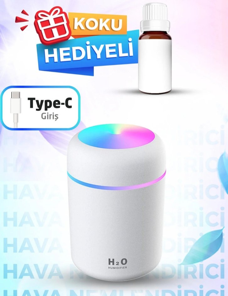 Beyaz H2O Hava Nemlendirici ve Filtre Seti - Görsel 2