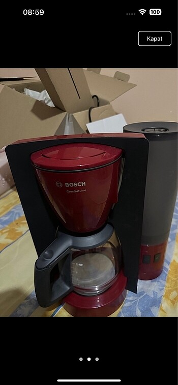 Bosch Bosch filtre kahve makinası