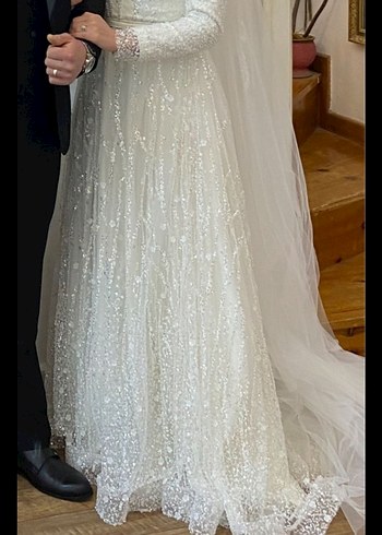 A Kesim özel dikim gelinlik - Görsel 7