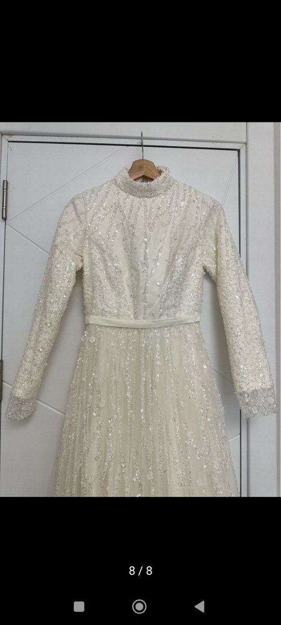 A Kesim özel dikim gelinlik - Görsel 4