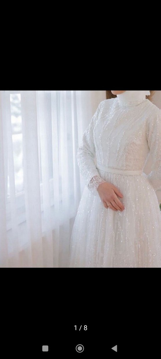 A Kesim özel dikim gelinlik - Görsel 5