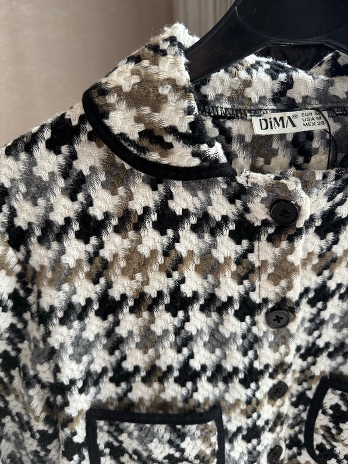 Düğmeli Mini Kadın Ceket, Sokak Stili - Görsel 2