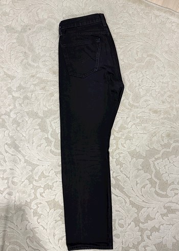 Levi's 501 erkek siyah kot pantolon. 32/32 beden - Görsel 3