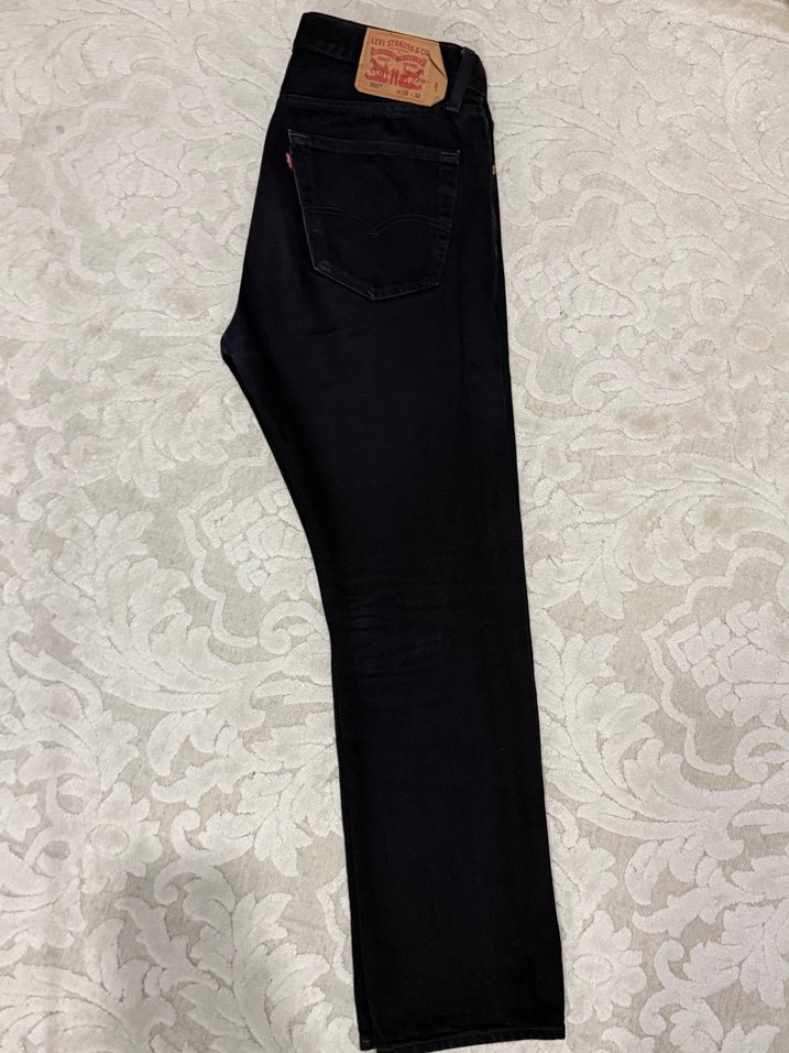 Levi's 501 erkek siyah kot pantolon. 32/32 beden - Görsel 4