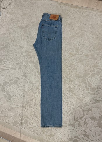 Levi's 501 açık mavi erkek kot pantolon. 32/24 beden - Görsel 3