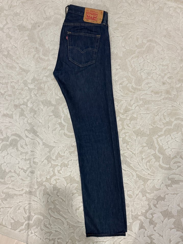 Levi's 501 erkek kot pantolon 32/34 beden - Görsel 3