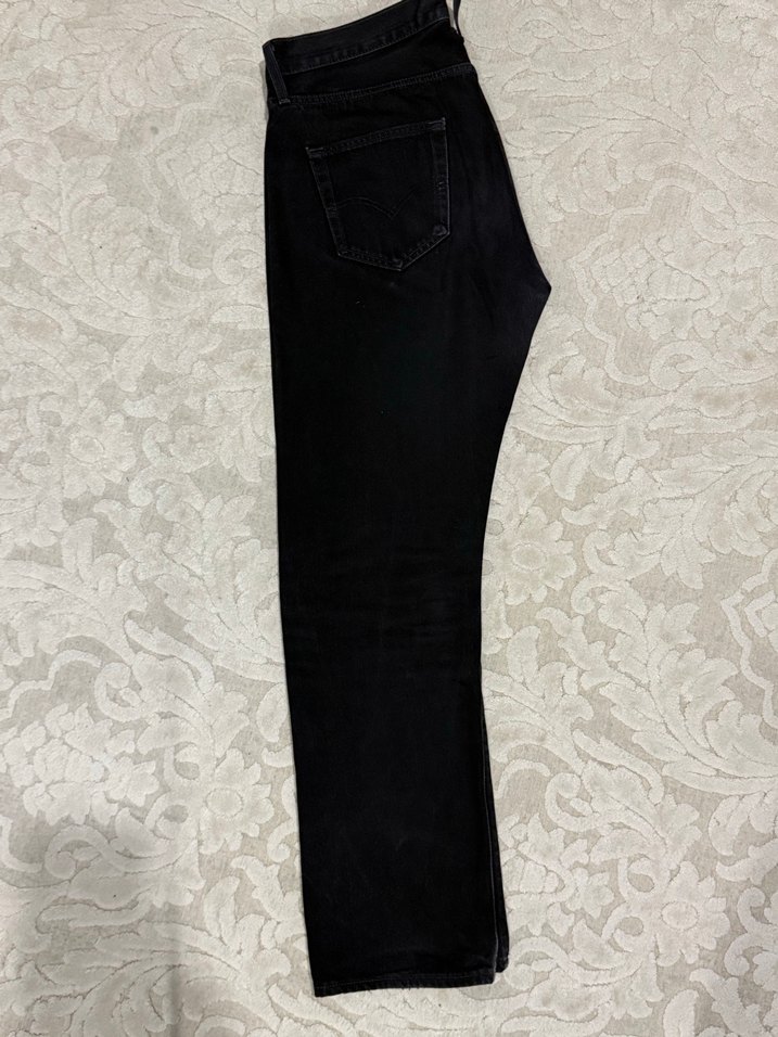 Levi's 501 erkek siyah kot pantolon. 34/32 beden - Görsel 4