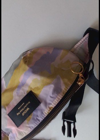 Vakkorama Wouf Kadın Çok Renkli Batik Desenli Bel Çantası - Görsel 3