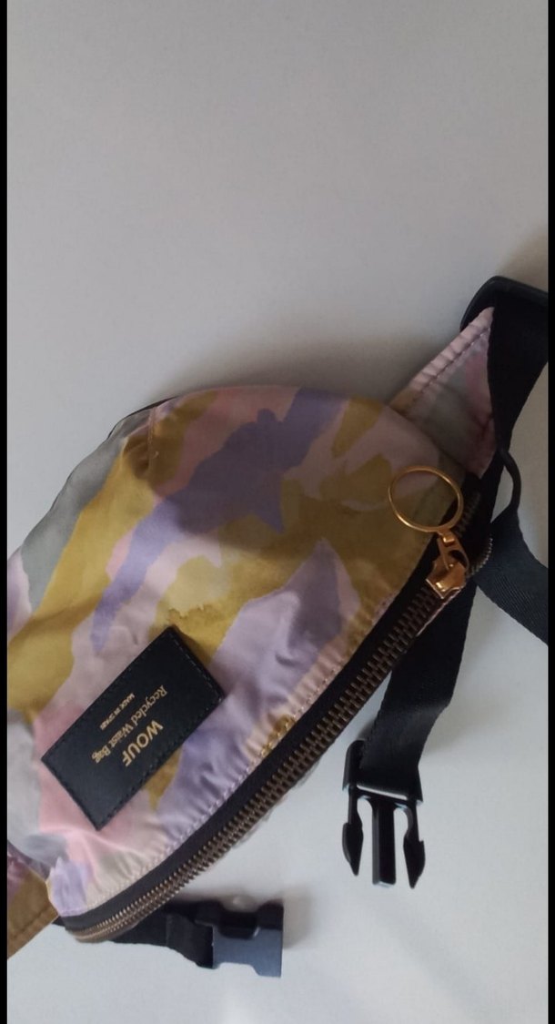 Vakkorama Wouf Kadın Çok Renkli Batik Desenli Bel Çantası - Görsel 3