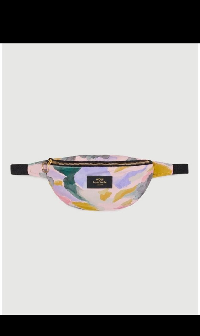 Vakkorama Wouf Kadın Çok Renkli Batik Desenli Bel Çantası - Görsel 2