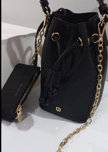 Beymen Zincir Detaylı Siyah Deri Kadın Çanta - Görsel 3