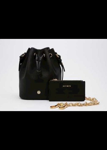 Beymen Zincir Detaylı Siyah Deri Kadın Çanta - Görsel 5