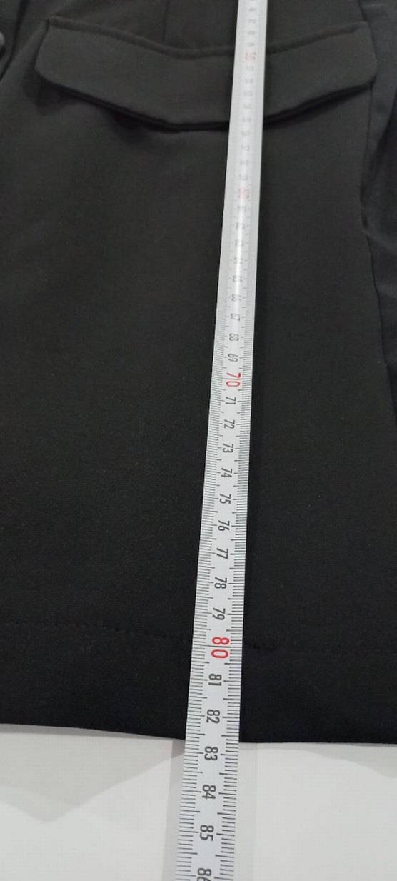 Etika siyah, beyaz yakalı, 40 beden elbise - Görsel 3