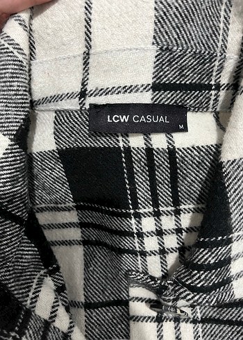Gri Ekose Pamuk Kadın Gömlek - Görsel 2