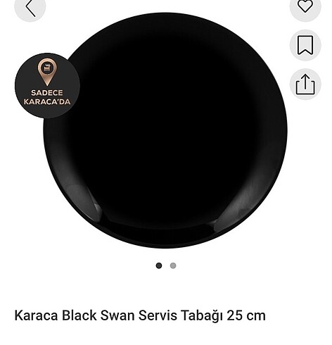  Beden Servis tabağı karaca