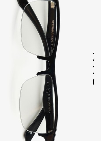 Bershka mavi ışık filtreli gözlük - Görsel 2