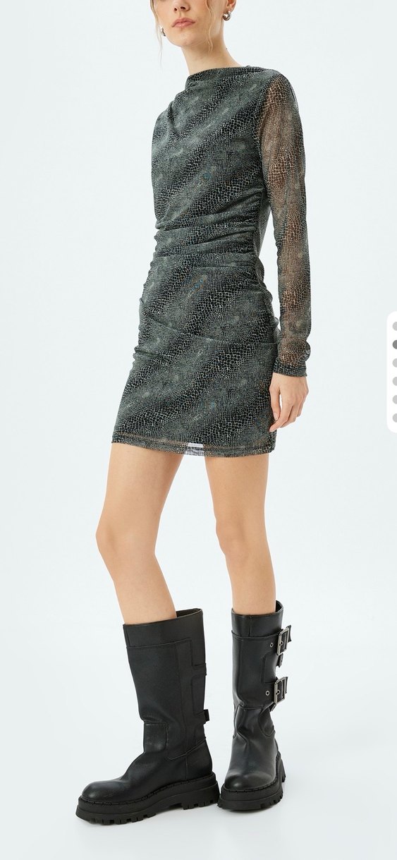 Koton sıfır mini elbise - Görsel 3