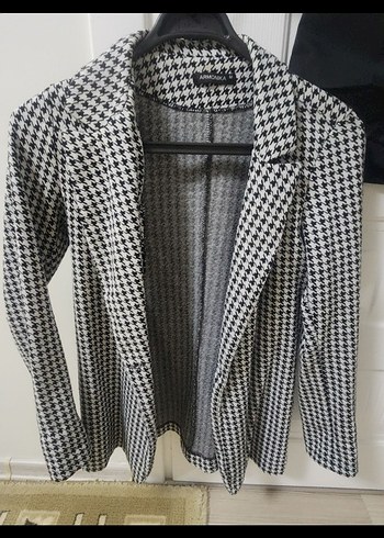 kazayağı desenli blazer ceket - Görsel 2