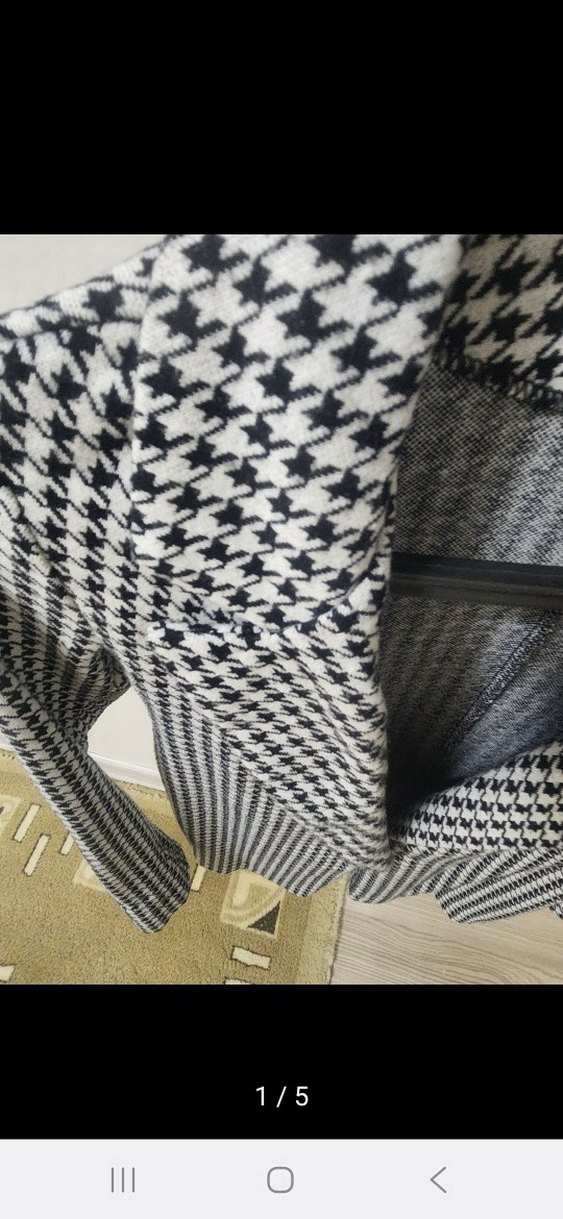 kazayağı  desenli blazer ceket - Görsel 4