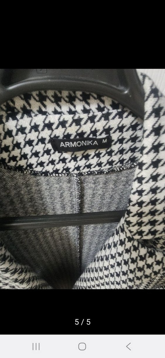 kazayağı  desenli blazer ceket - Görsel 3