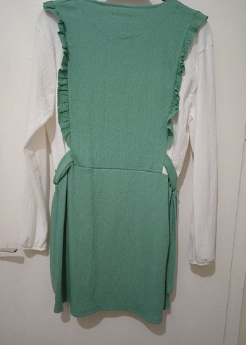 Uzun Kollu Fırfırlı Kadın Tunik - Görsel 2