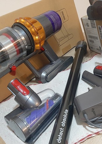 Dyson V15 Detect Absolute Kablosuz Elektrikli Süpürge Seti - Görsel 13