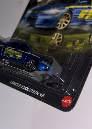 Hot Wheels Mavi Lancer Evolution VII Oyuncak Araba - Görsel 3