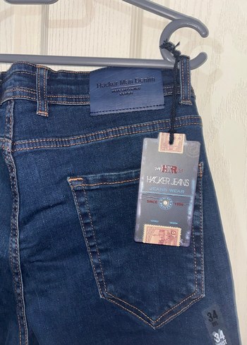 Erkek Lacivert Regular Fit Denim Jean - Görsel 3
