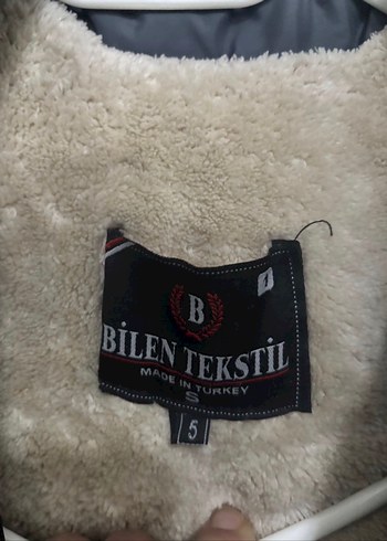 Erkek Çocuk Gri Kürklü Kaban - Görsel 2