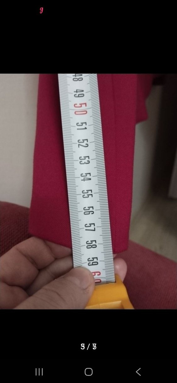 LCW Fermuar cep detaylı kısa kesim kırmızı kadın blazer - Görsel 3