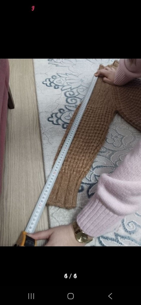 Trendyol marka Kahverengi Balıkçı Yaka Örgü Kadın Kazak - Görsel 4