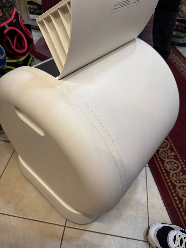 UBPot Beyaz Kedi Tuvalet Kabı - Görsel 4