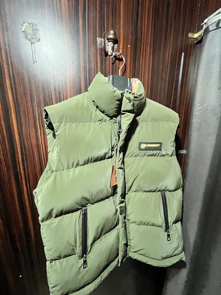 Düğmeli Yeşil Erkek Şişme Yelek - Görsel 2