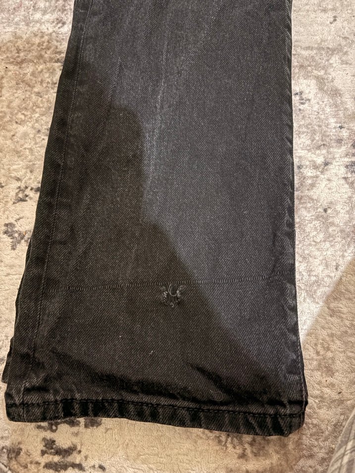 Kadın Siyah Uzun Straight pantolon - Görsel 2