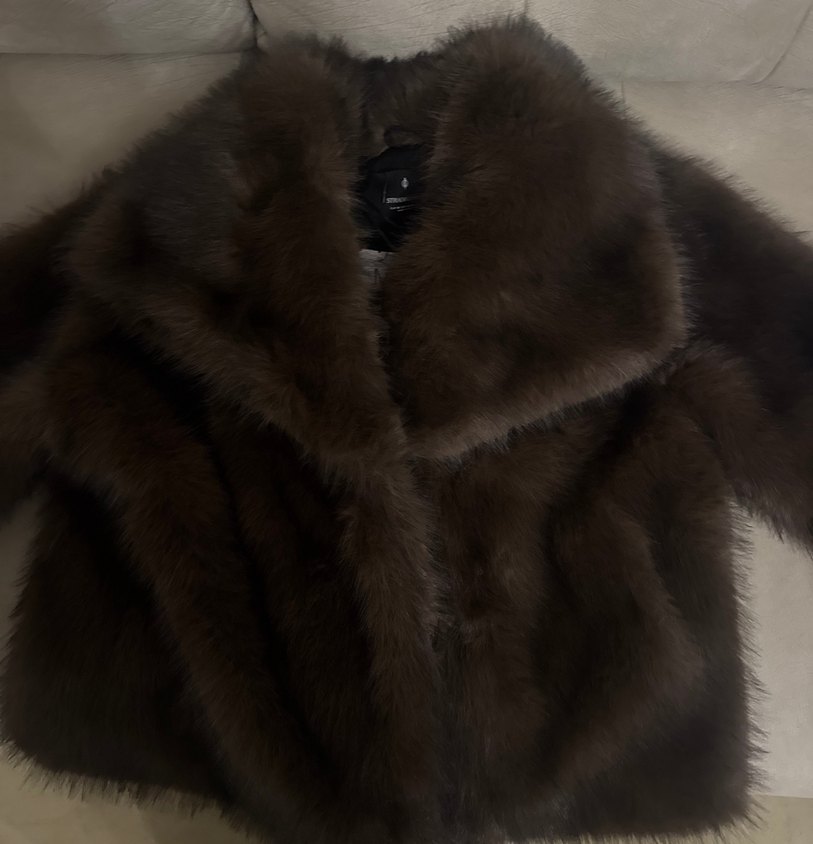 Stradivarius Kahverengi Kürk - Görsel 2