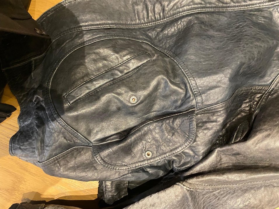 VİBTAGE Hakiki deri Bomber Uçuş Ceketi - Görsel 4