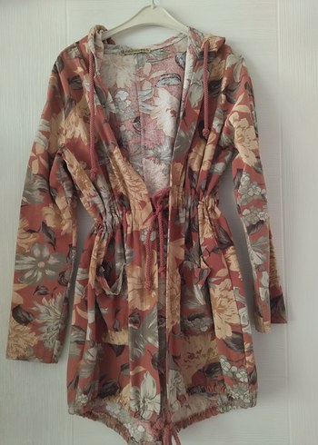 Çiçek Desenli Bohem Uzun Ceket - Görsel 2