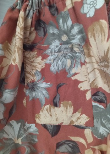 Çiçek Desenli Bohem Uzun Ceket - Görsel 4