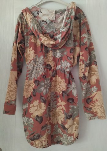 Çiçek Desenli Bohem Uzun Ceket - Görsel 3