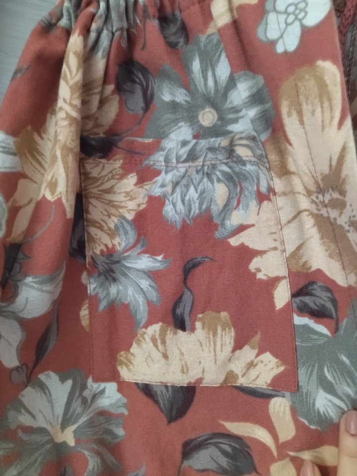 Çiçek Desenli Bohem Uzun Ceket - Görsel 4