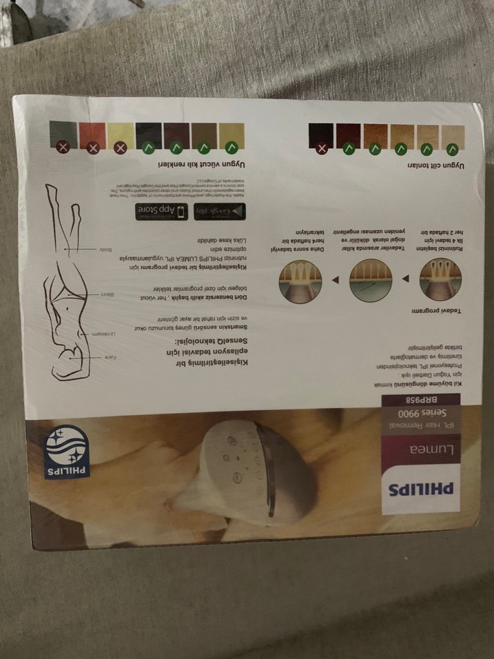 Philips Lumea IPL Lazer Epilasyon Cihazı Bej - Görsel 3