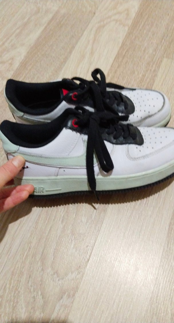 Siyah Beyaz Bağcıklı Kadın Spor Ayakkabı - Görsel 2