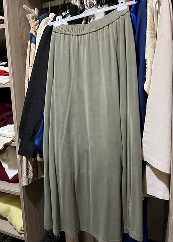 Mint yeşili şık etekli takım - Görsel 3